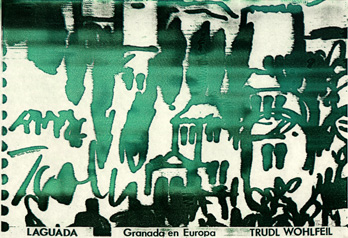 Plakat zur Austellung "Granada en Europa" (Galería de Arte Laguada, Granada, 1985)